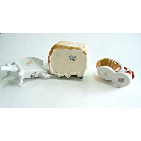 6 Miniature Vases 3 Occupied Japan & 3 Japan Collection - Picture 4 of 7